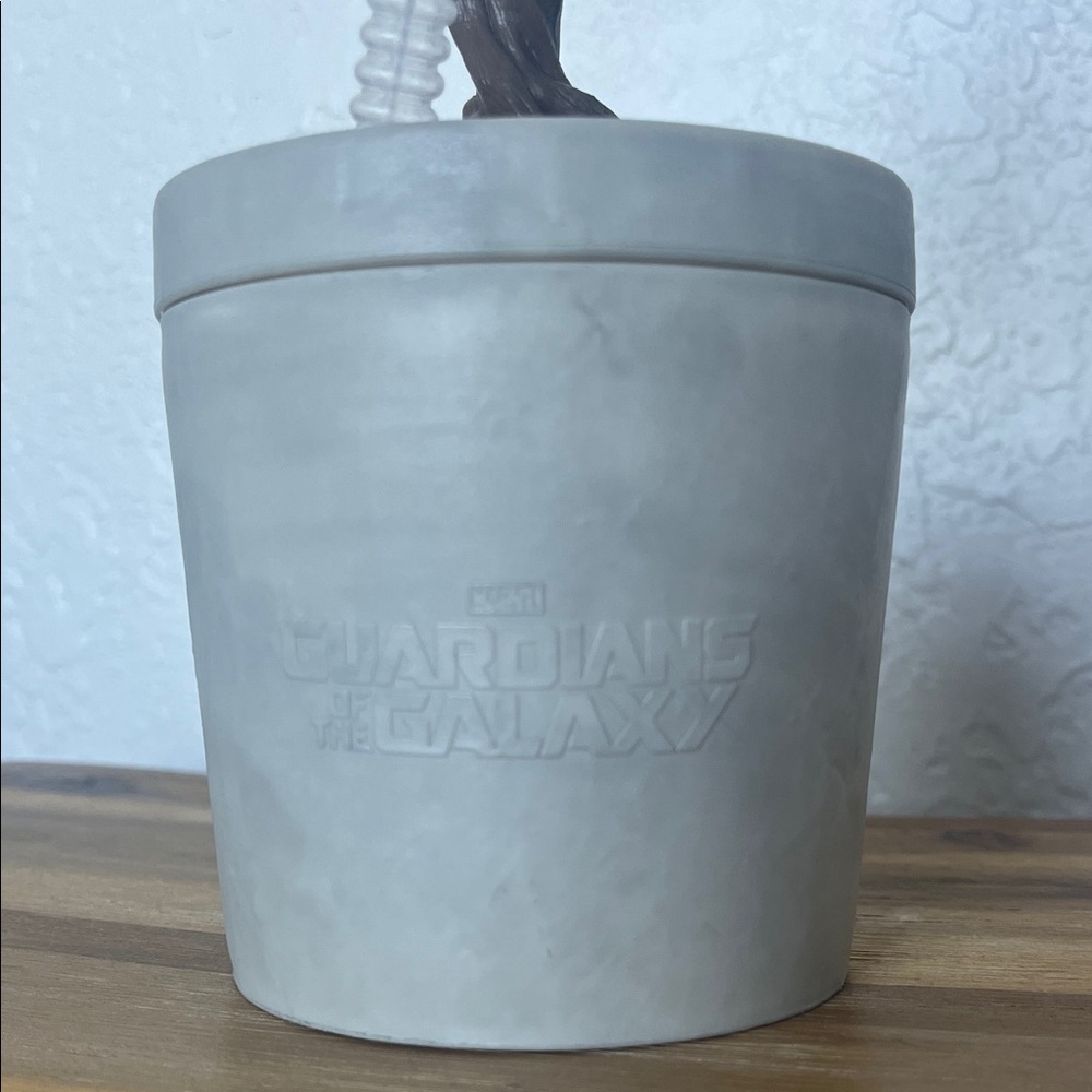 Disney Groot Water Bottle with Straw - Brown and Gray - Picture 4 of 5
